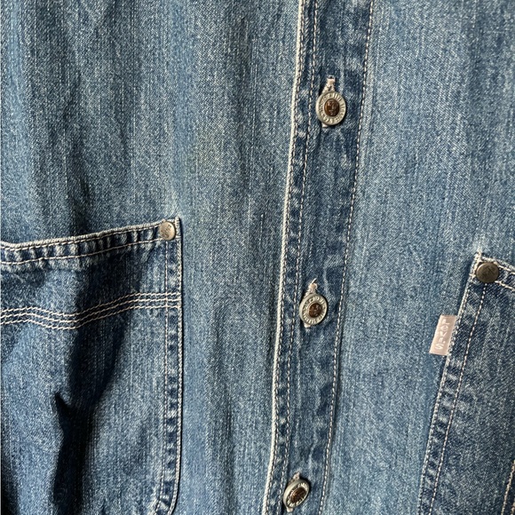 Levi’s Silvertab XL Denim Oversized Button down Shirt Size XL - Picture 4 of 15